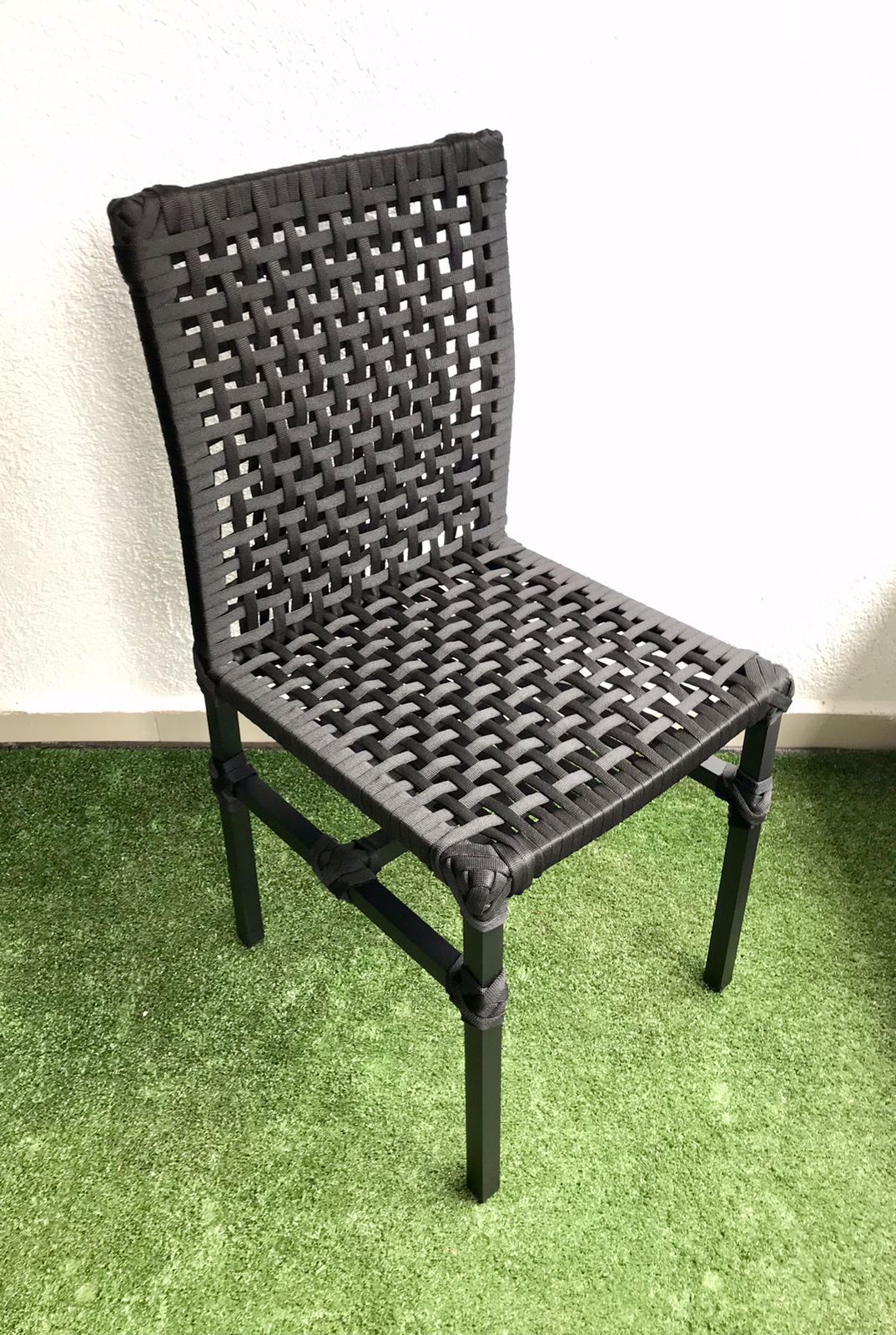 Cadeira Salinas Alumínio e Corda náutica Encosto Total