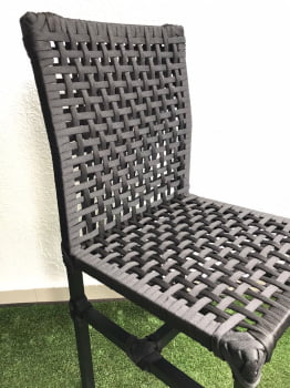 Cadeira Salinas Alumínio e Corda náutica Encosto Total