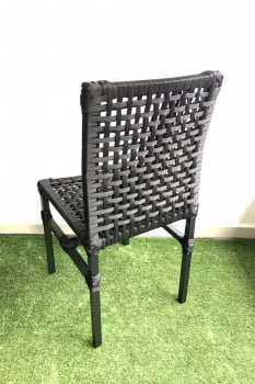 Cadeira Salinas Alumínio e Corda náutica Encosto Total