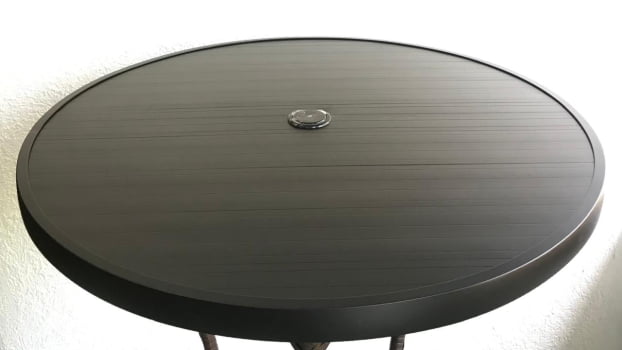 Prato Giratório Para Mesa Alumínio 75cm Sobrepor