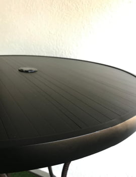 Prato Giratório Para Mesa Alumínio 75cm Sobrepor