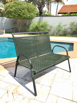 Namoradeira alumínio e corda náutica