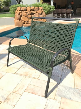 Namoradeira alumínio e corda náutica